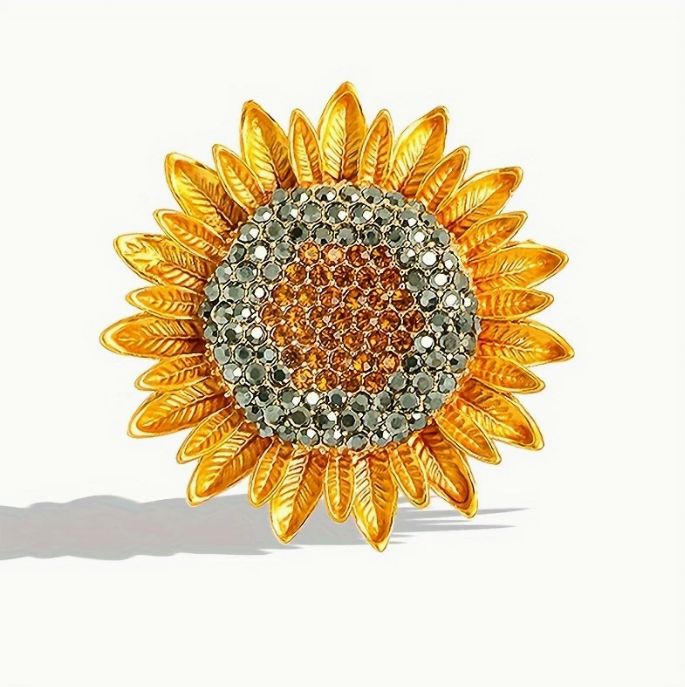 BROOCH Sunflower