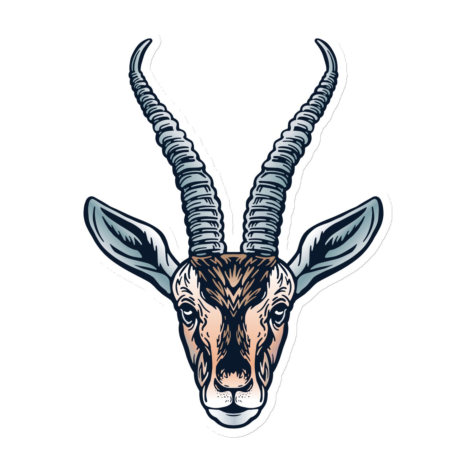 African Gazelle Portrait Magnet