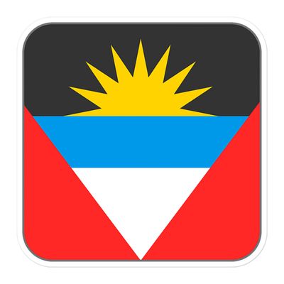 Antigua Flag Sticker