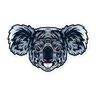 Australian Koala Portrait Sticker