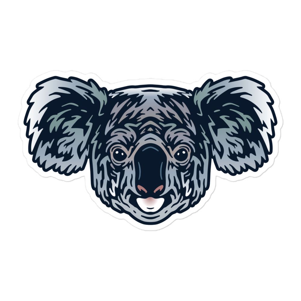 Australian Koala Portrait Sticker