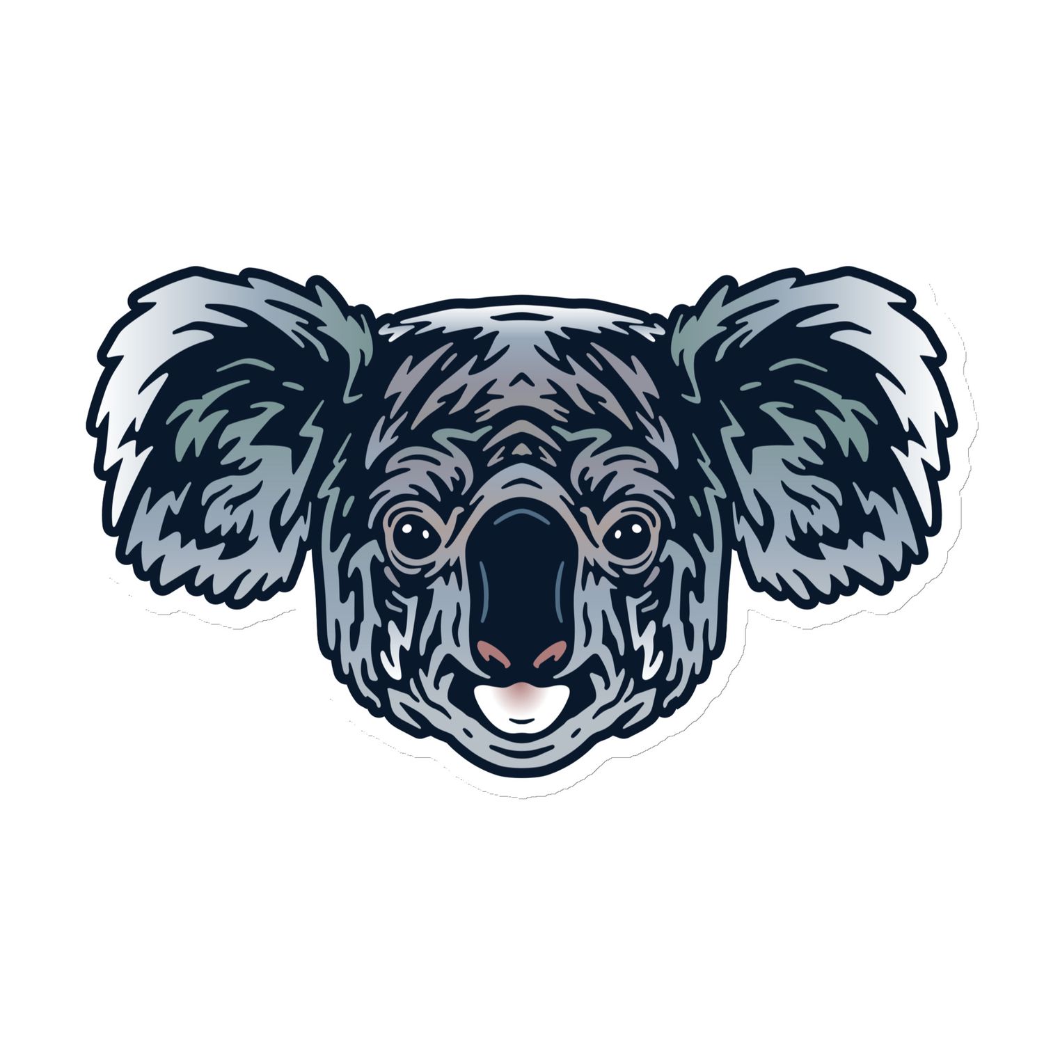Australian Koala Portrait Magnet