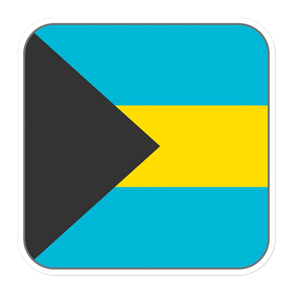 Bahamas Flag Sticker