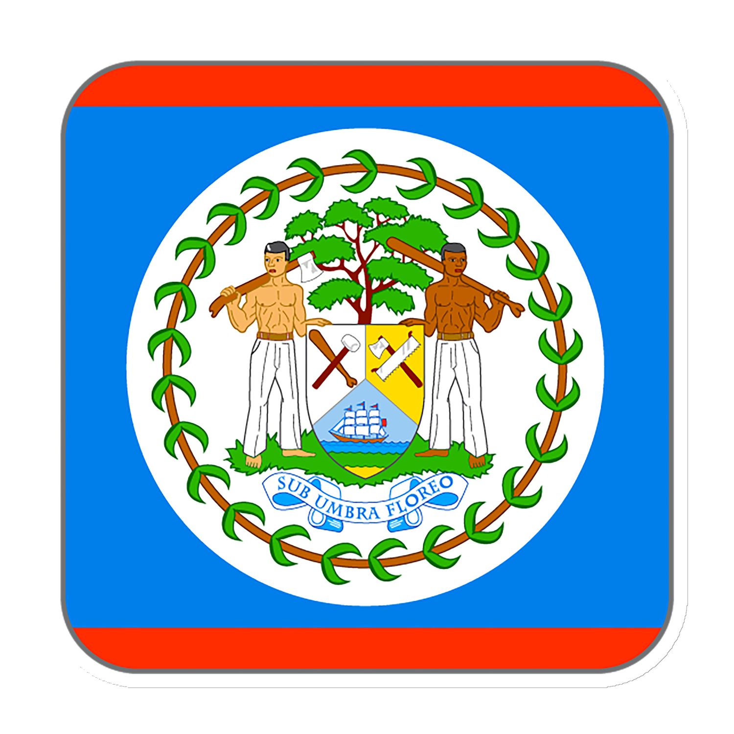 Belize Flag Magnet