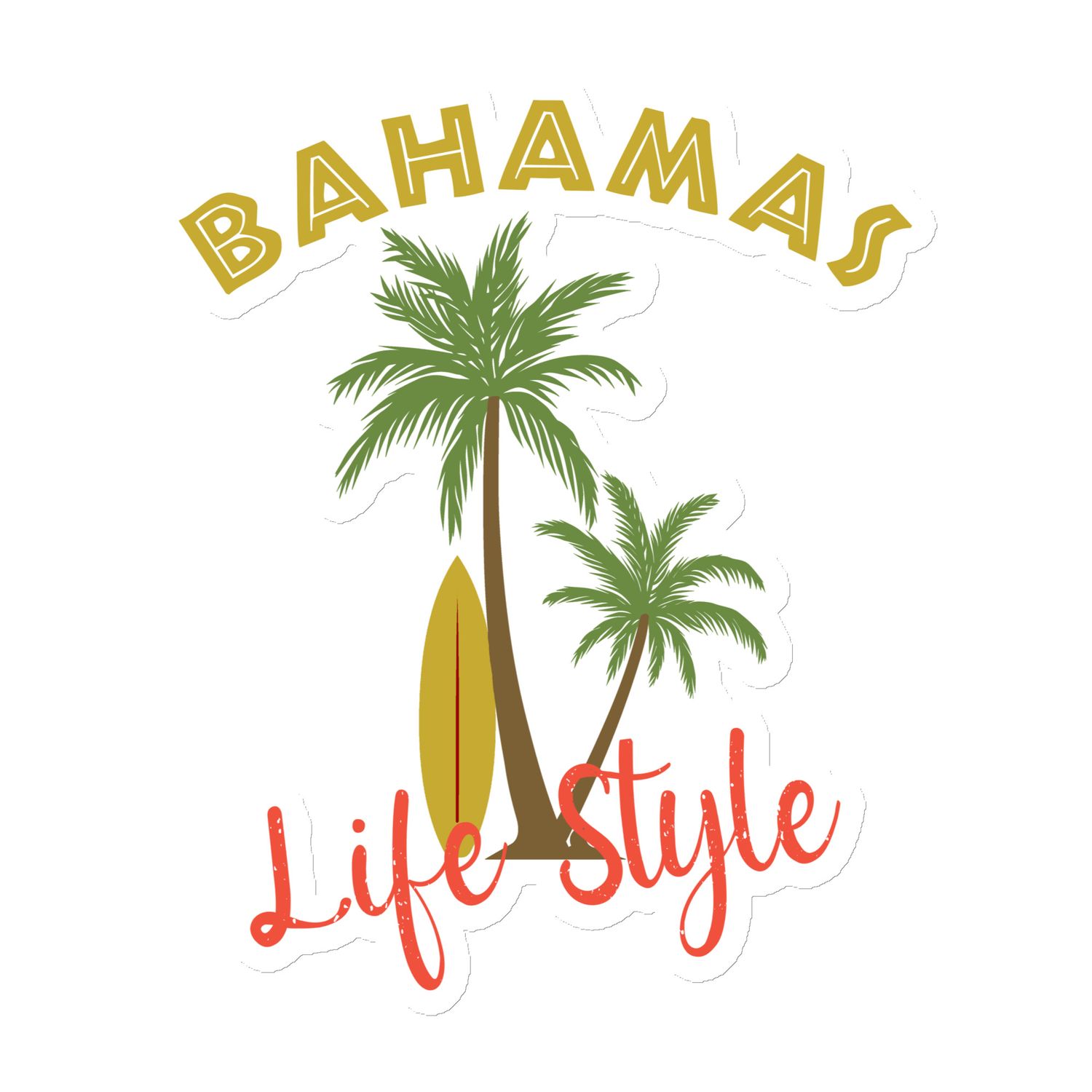 Bahamas Tropical Life Style Magnet