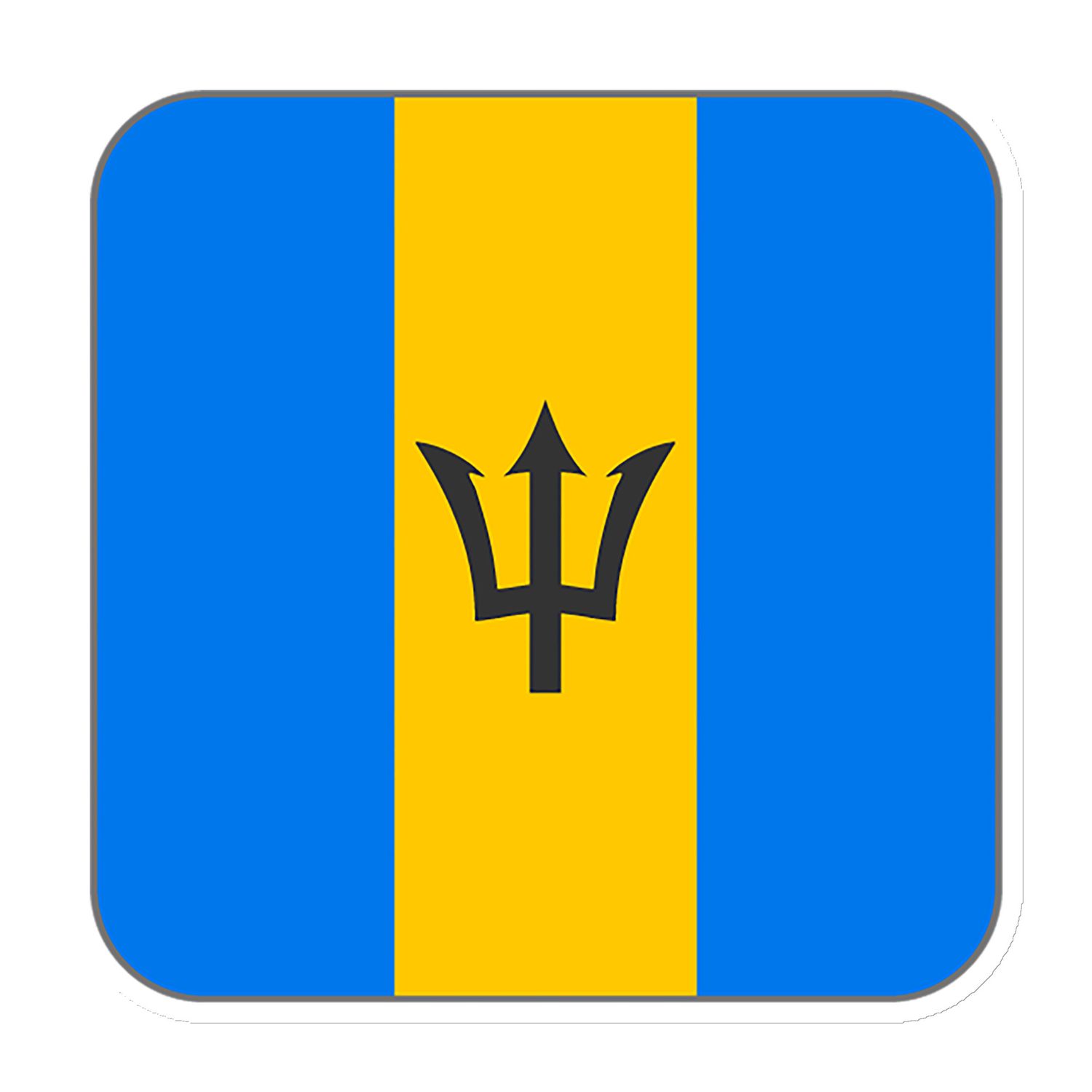 Barbados Flag Magnet