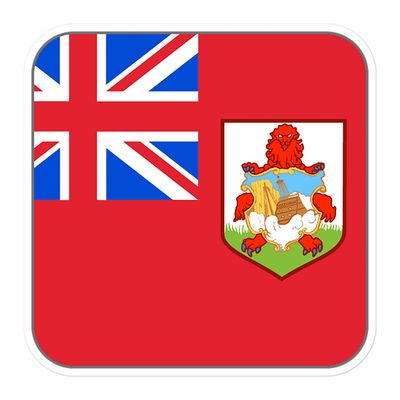 Bermuda Flag Sticker