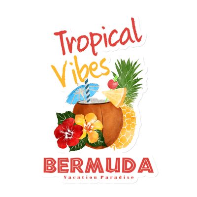 Bermuda Tropical Vibes Magnet