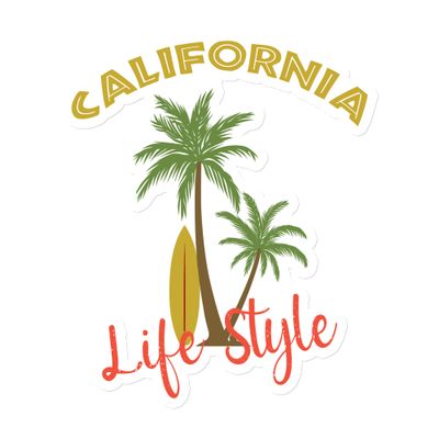 California Tropical Life Style Magnet