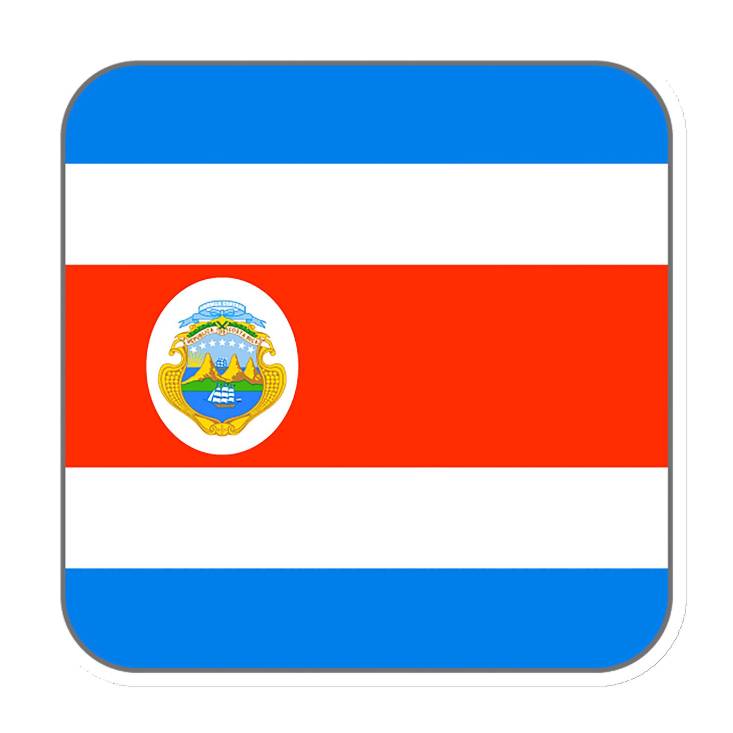 Costa Rica Flag Magnet