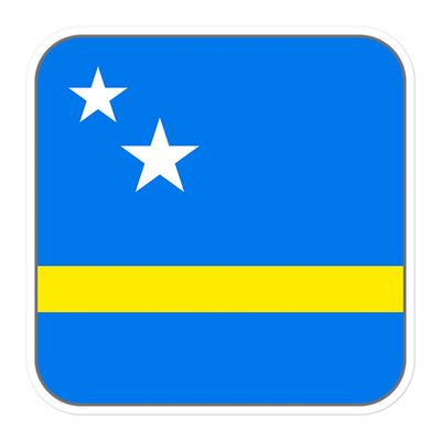 Curaçao Flag Sticker
