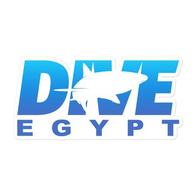 Dive Egypt with Shark Sticker