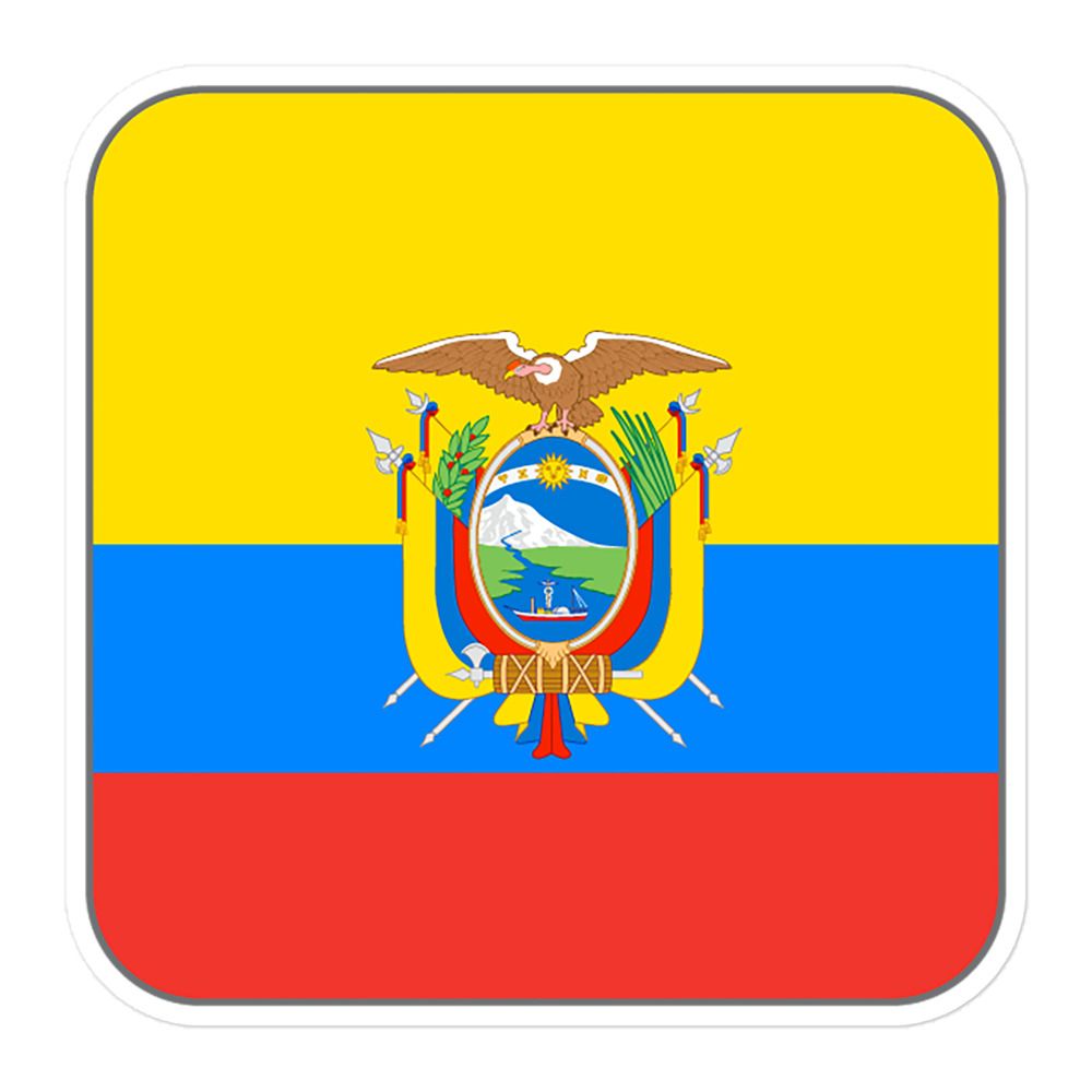 Ecuador Flag Sticker