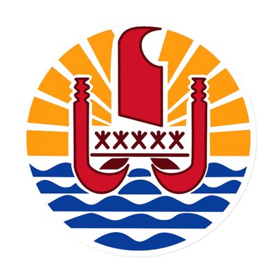 French Polynesia Coat of Arms Magnet