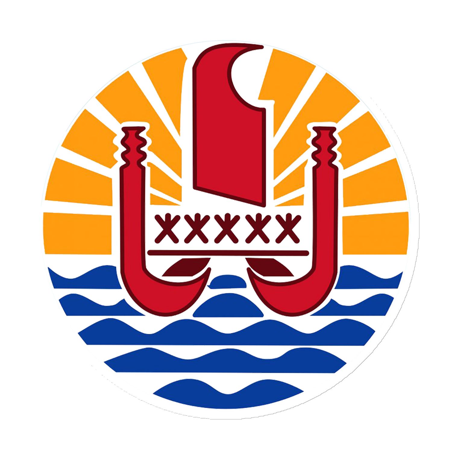 French Polynesia Coat of Arms Magnet