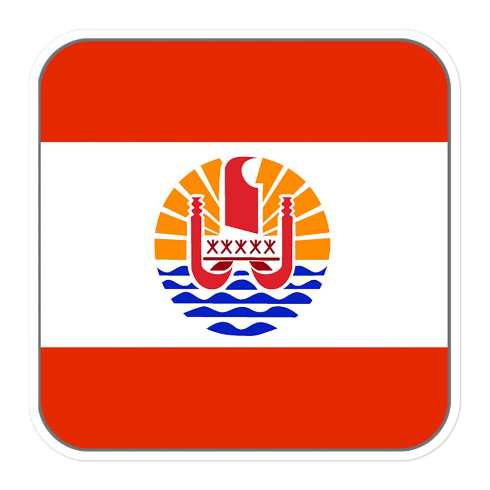 French Polynesia Flag Sticker