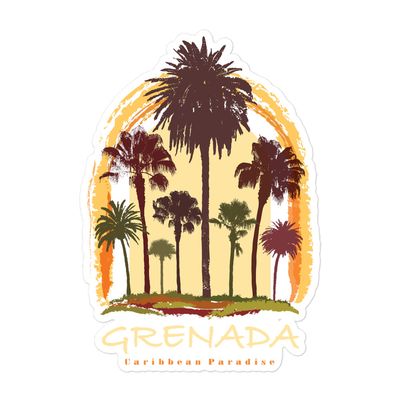 Grenada Paradise Travel Sticker