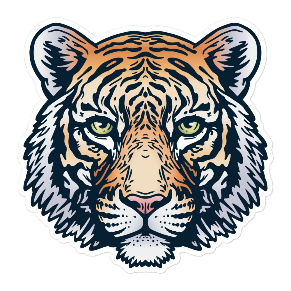 Indian Bengal Tiger Portrait Sticker
