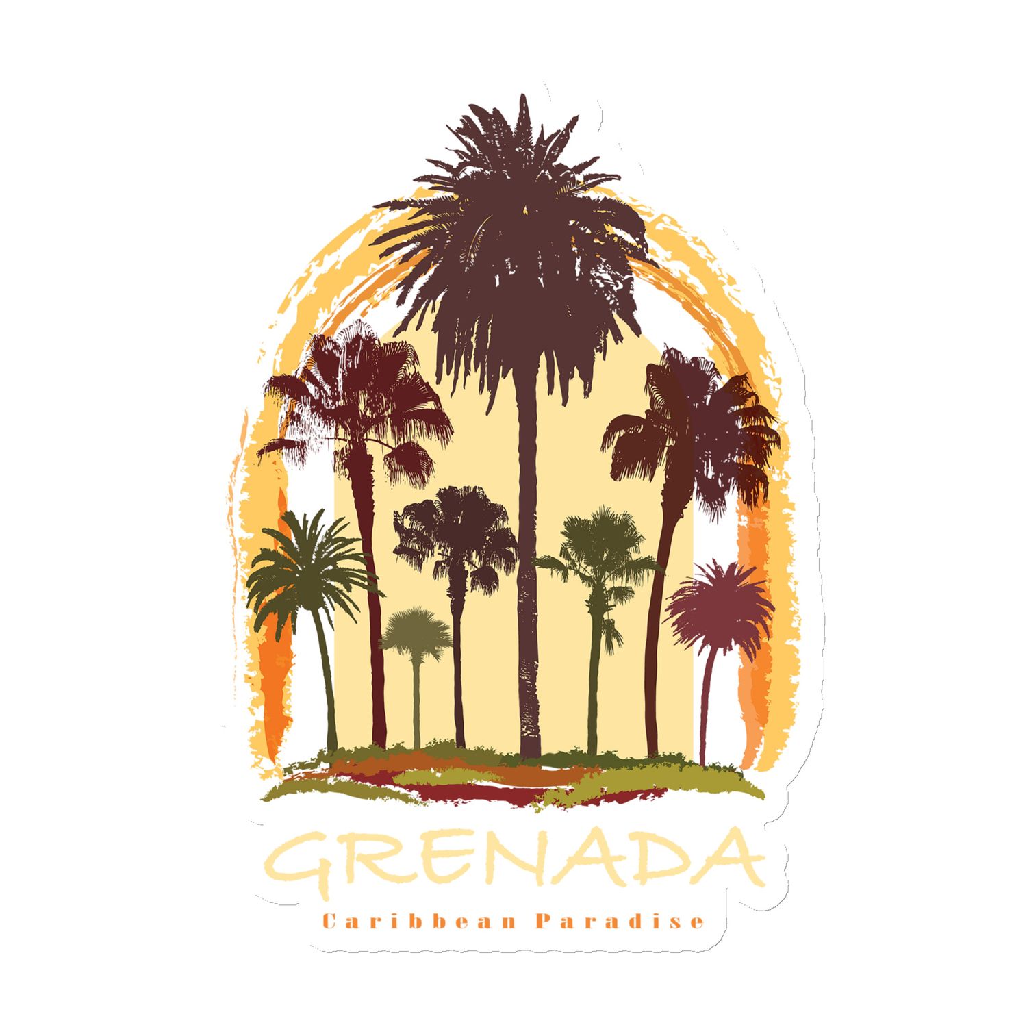 Grenada Paradise Travel Magnet