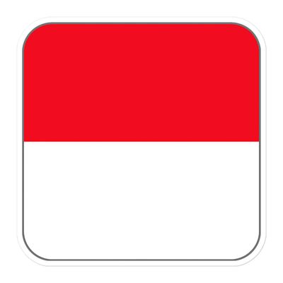 Indonesia Flag Sticker