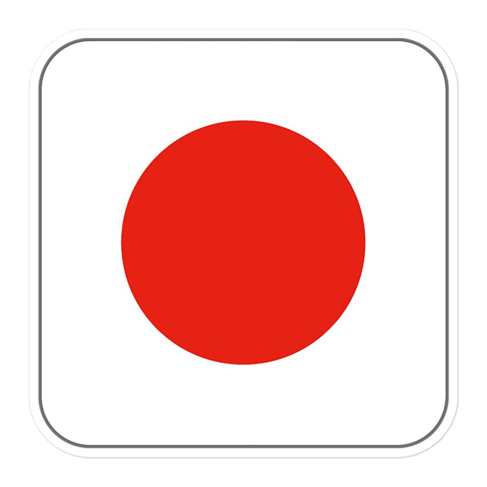 Japan Flag Sticker