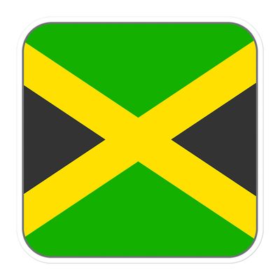 Jamaica Flag Sticker