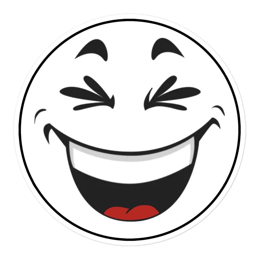 Laughing Face Sticker