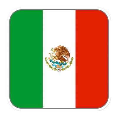 Mexico Flag Sticker