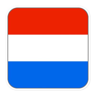 Netherlands Flag Sticker