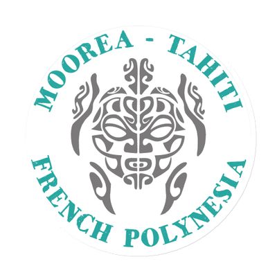 Moorea Tahiti Sea Turtle, French Polynesia Magnet
