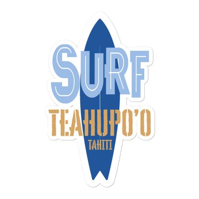 Surfboard Teahupo&#39;o Tahiti Sticker