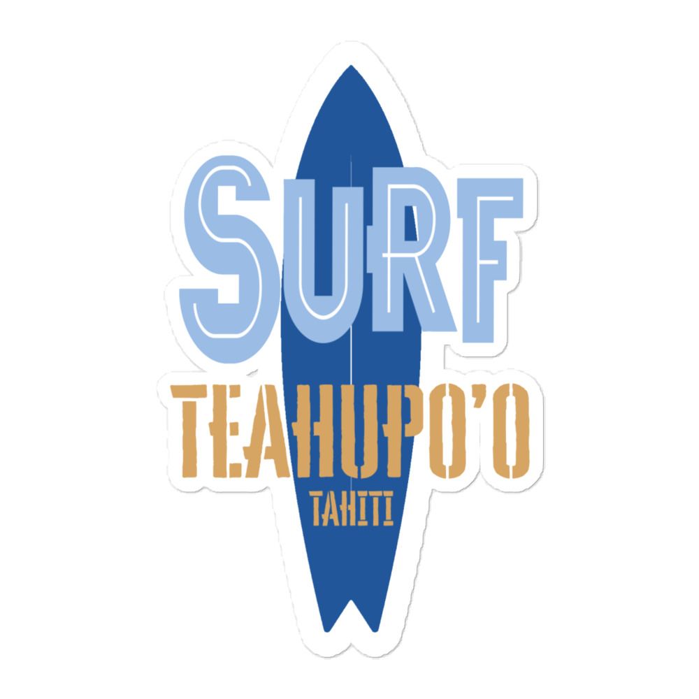 Surfboard Teahupo&#39;o Tahiti Sticker
