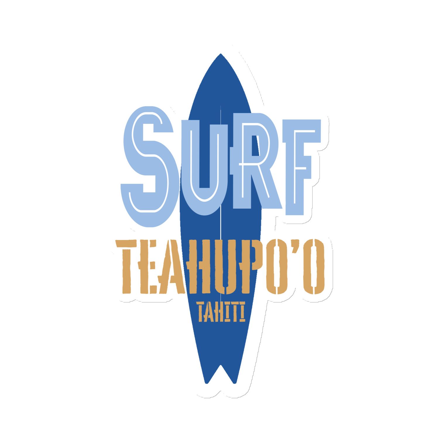 Surfboard Teahupo&#39;o Tahiti Magnet