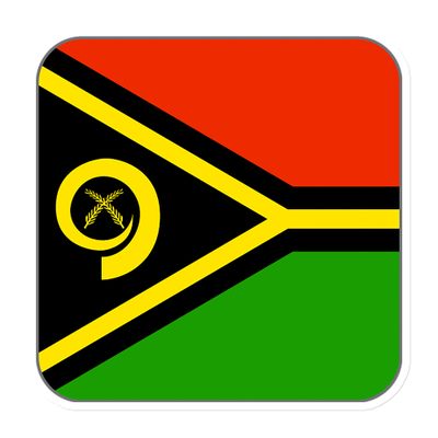 Vanuatu Flag Magnet