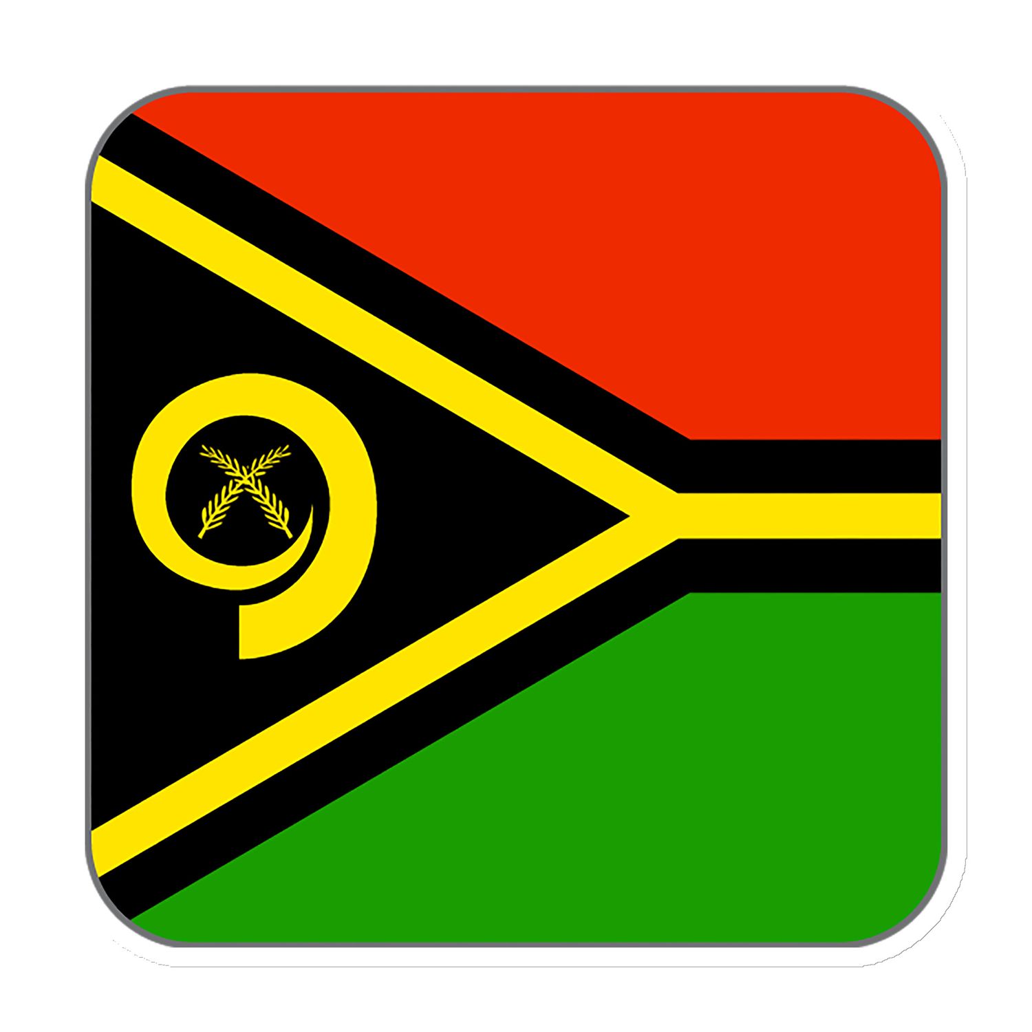 Vanuatu Flag Magnet