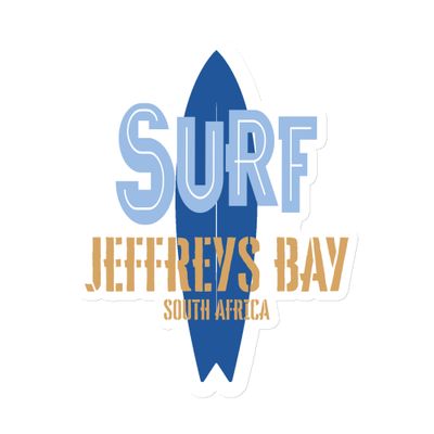 Surf Jeffreys Bay, Surfing Jeffreys Bay in South Africa, Surfboard Magnet