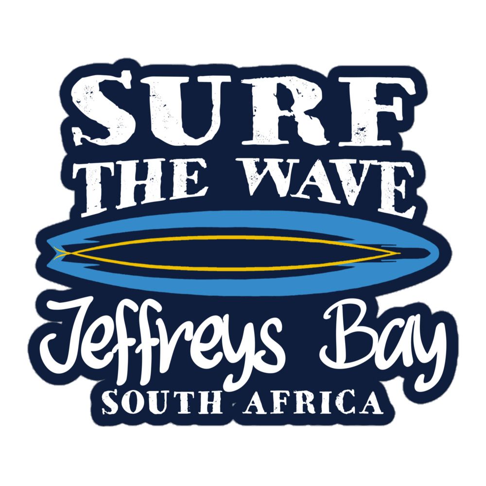Surf Jeffreys Bay, Surf The Wave Jeffreys Bay South Africa Sticker