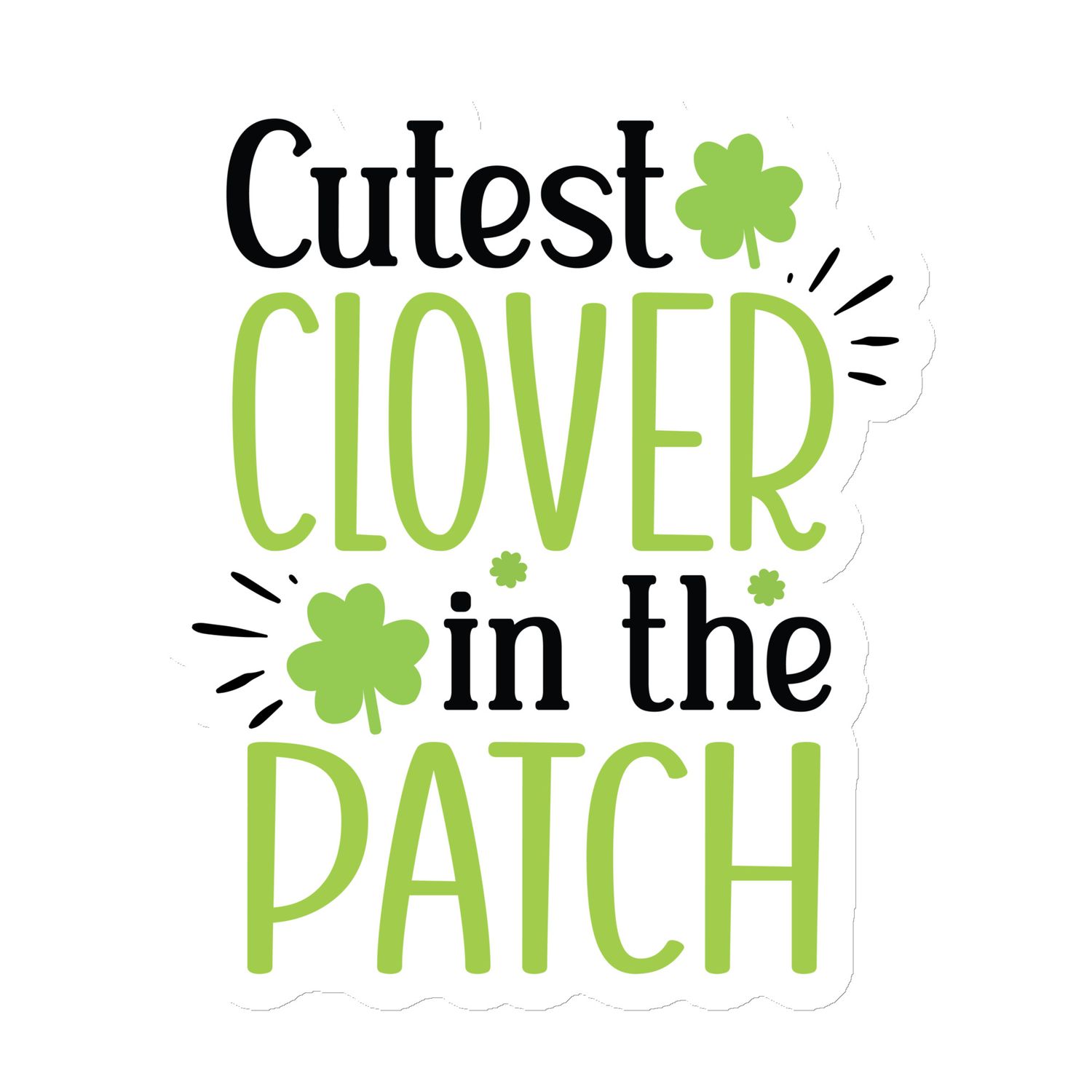 St. Patrick&#39;s Day Cutest Clover Magnet