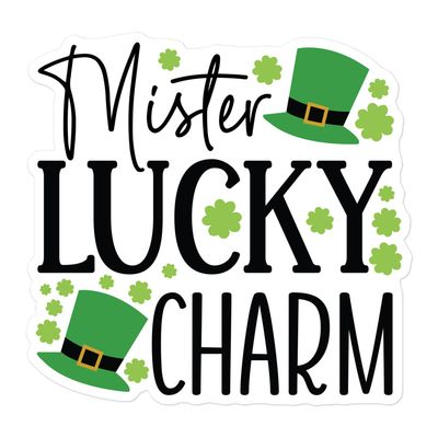 St. Patrick&#39;s Day Mister Lucky Charm Sticker