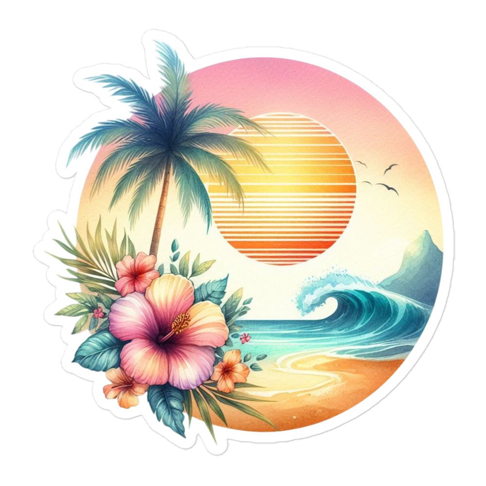 Summer Vacation Vibes (1) Sticker