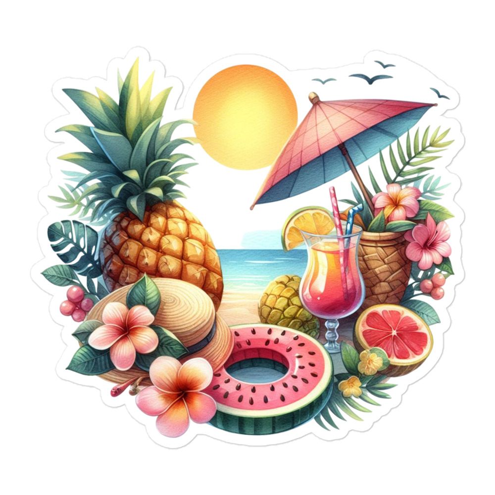Summer Vacation Vibes (5) Sticker