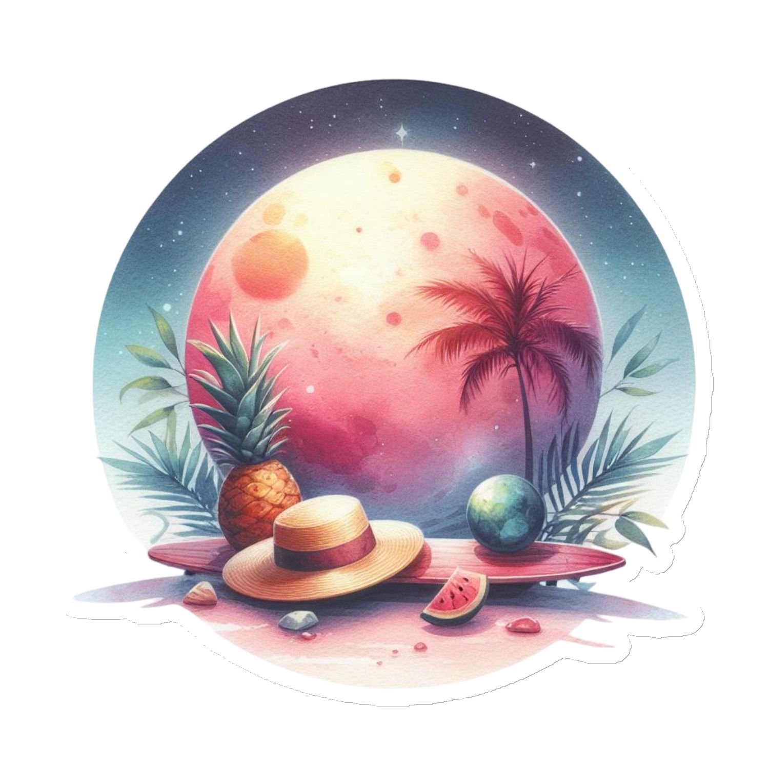 Summer Vacation Vibes (8) Magnet