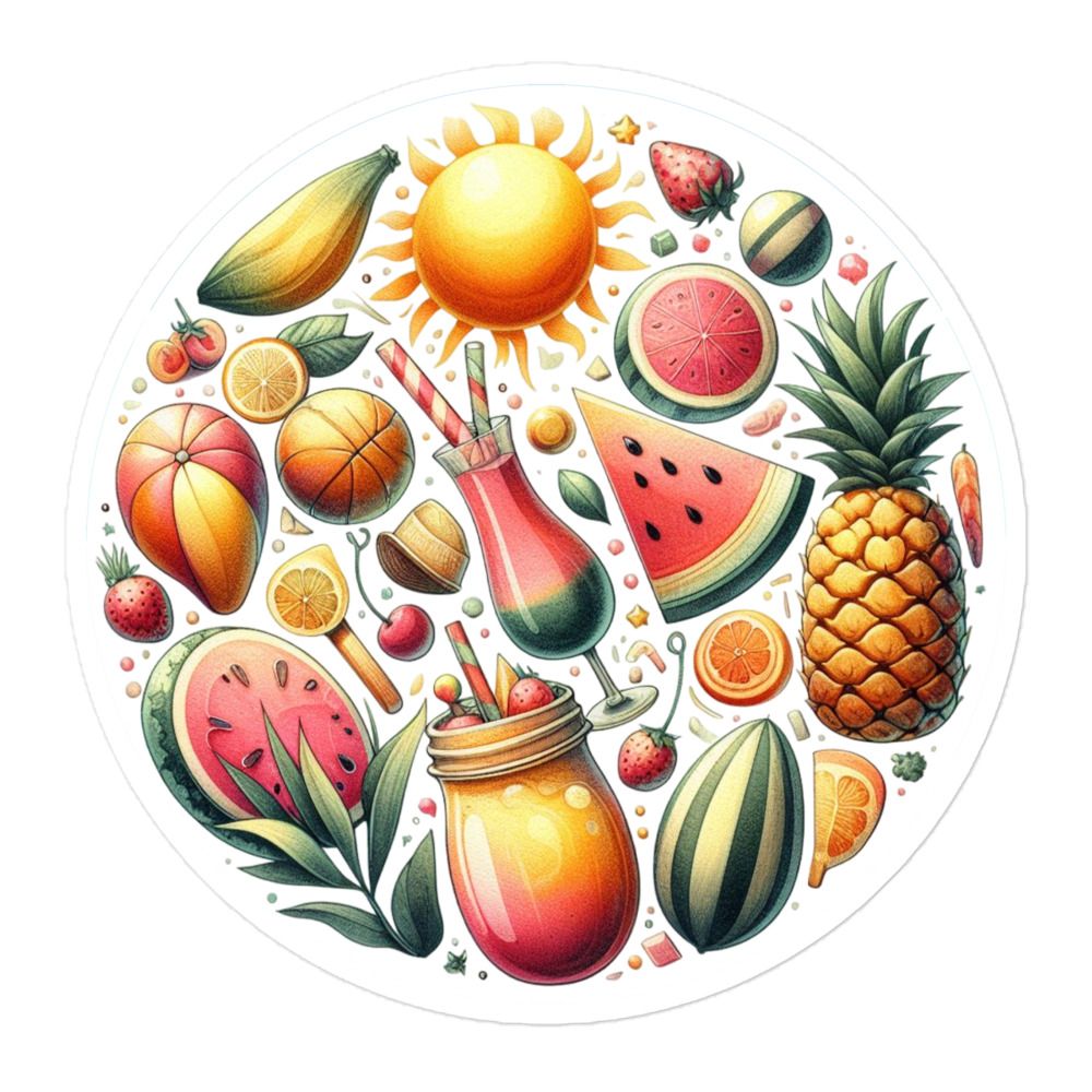 Summer Vacation Vibes (9) Sticker