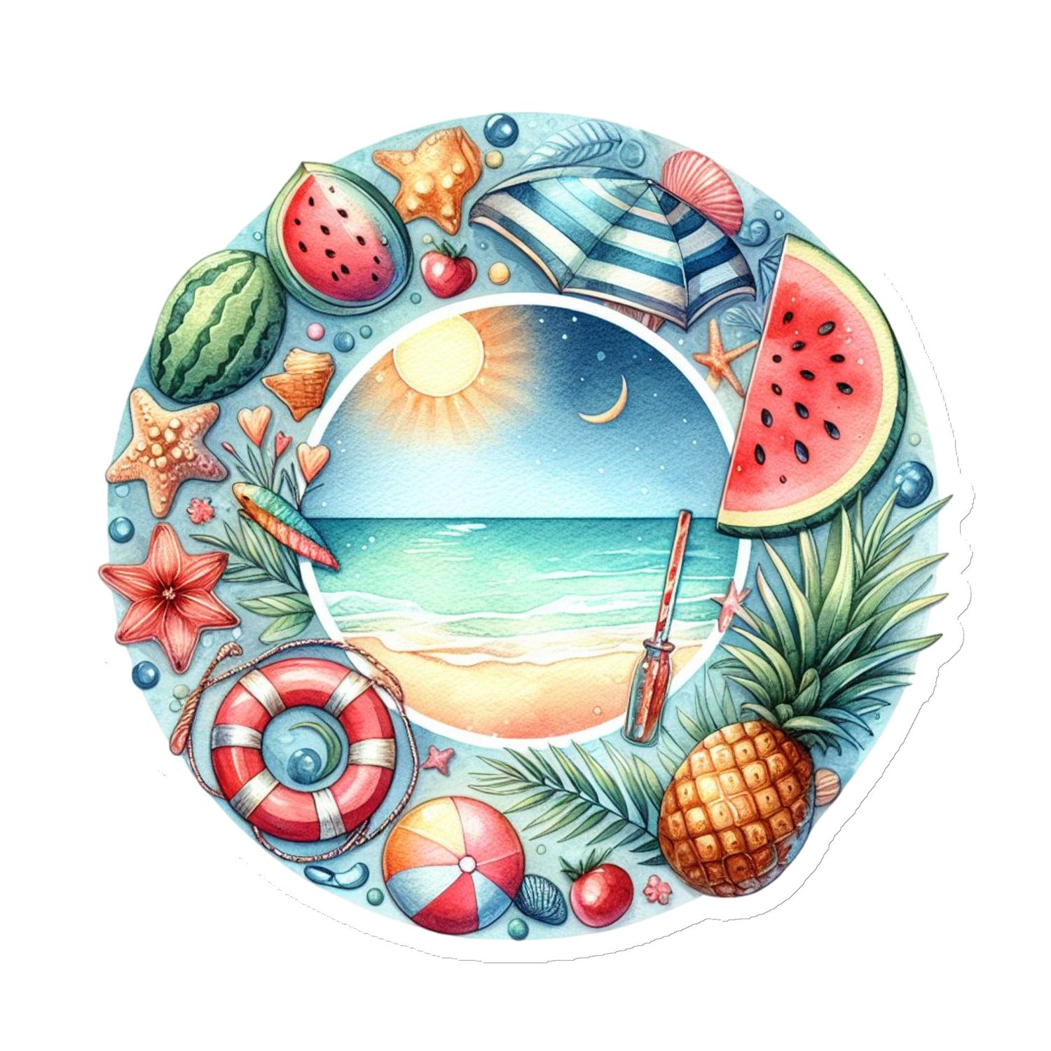 Summer Vacation Vibes (7) Magnet