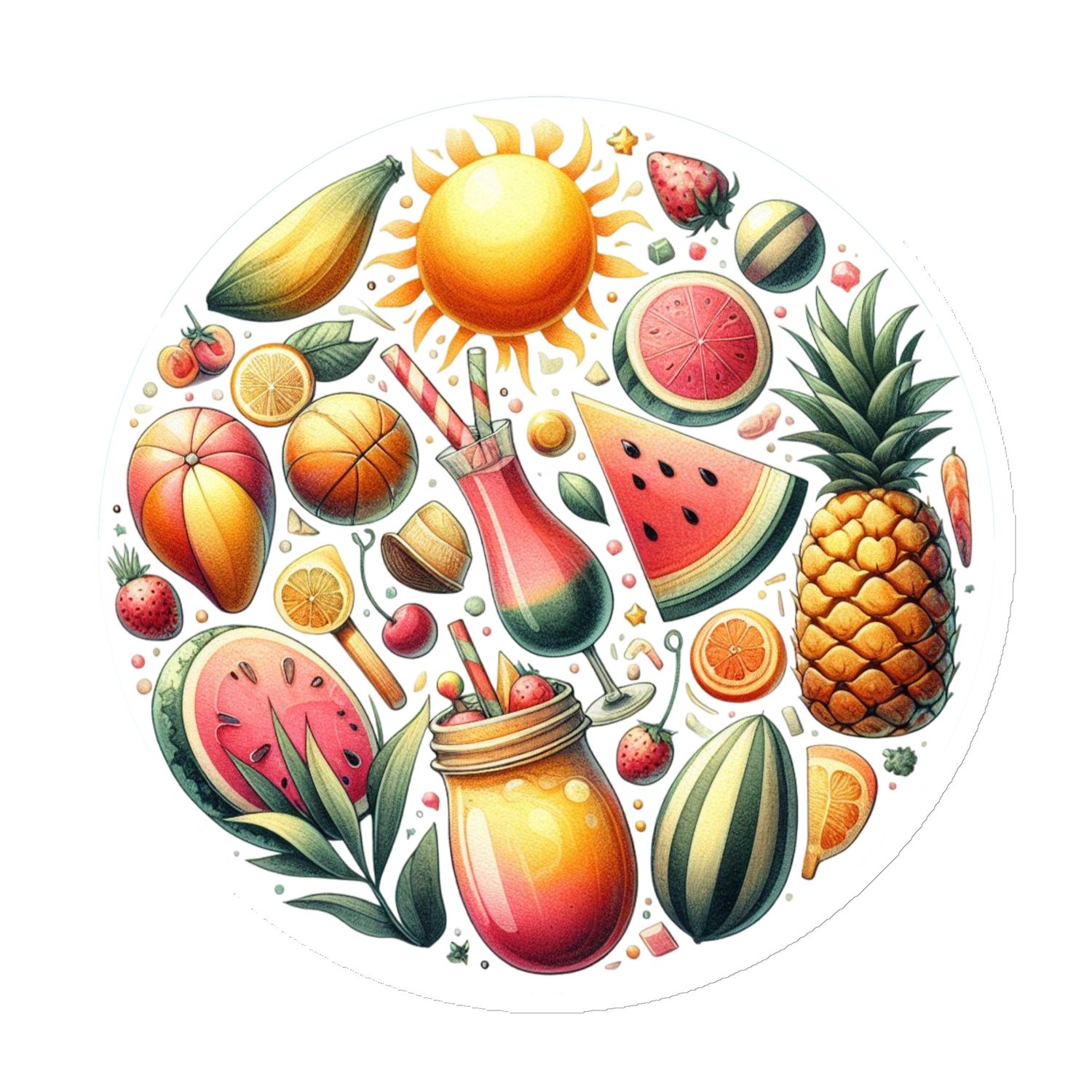 Summer Vacation Vibes (9) Magnet