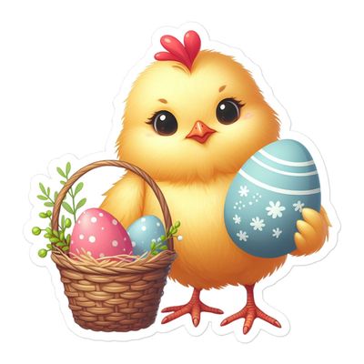 Easter Chick Sticker