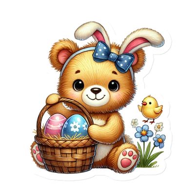 Cute Easter Bear Magnet