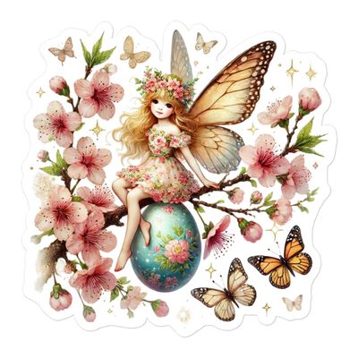 Easter Fairy Sticker