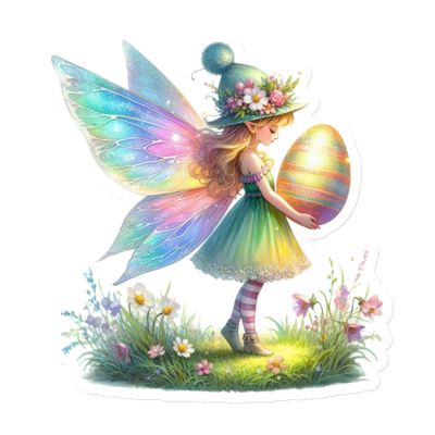 Pretty Easter Fairy Magnet