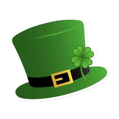 Fun St Patrick&#39;s Day Hat Magnet